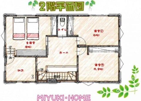 間取り図2階